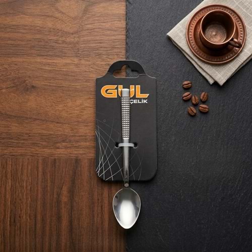ÇAY KAŞIK 6'LI HASIR ÇUBUK -GÜL