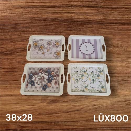 800 -LÜX MELAMİN TEPSİ K.40 -İMKA