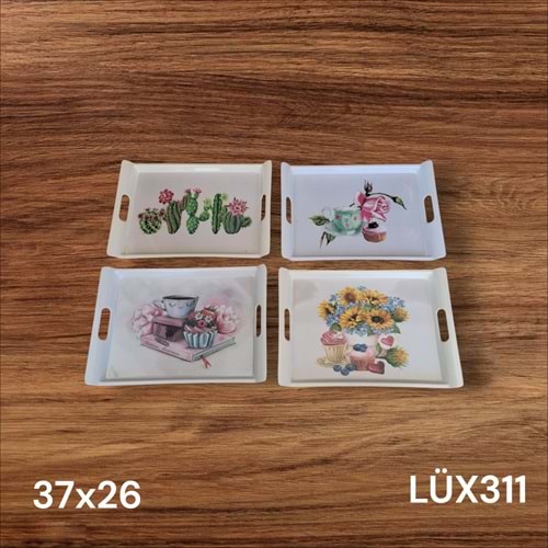 311 -LÜX MELAMİN TEPSİ K.20 -İMKA