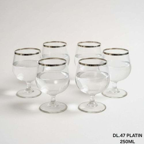 LÜSTER DL.47 S81CN25 -CAM KADEH 6 LI -PLATN