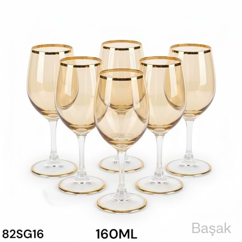 LÜSTER S82SG16 -CAM KADEH 6 LI 160ML -BAL