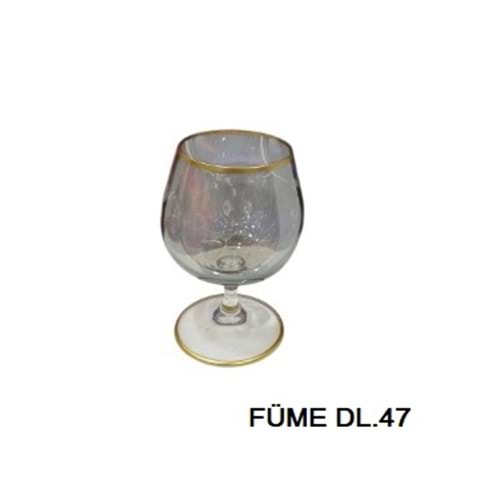 LÜSTER DL.47 -CAM BARDAK 6 LI -FÜME
