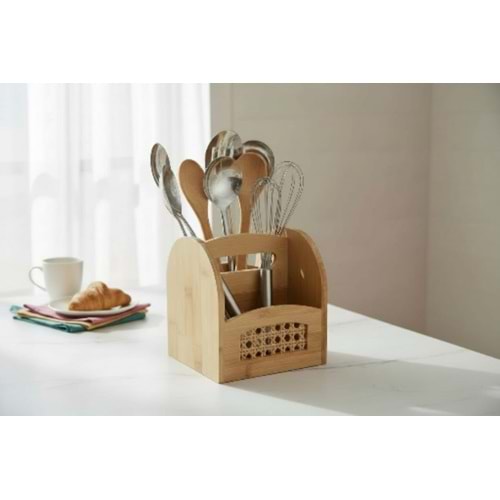 11377-BAMBU KAŞIKLIK PEÇETELİK 14*14 -ALLEGRİ