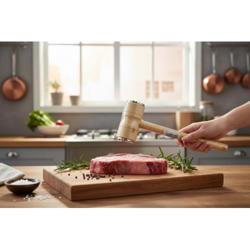 11740-ET TOKMAĞI METAL AĞIZLI BAMBU -ALLEGRİ