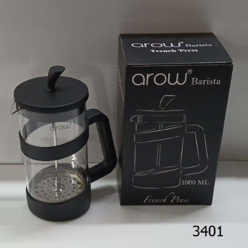 3401 -FRENCHPRESS 1000ML -AROW