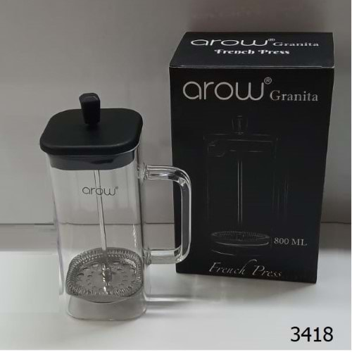 3418 -FRENCHPRESS 800ML -AROW