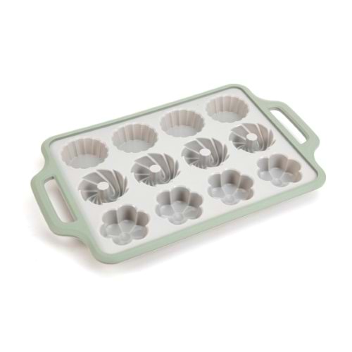 6096-SİLİKON MUFİN KALIBI 12Lİ CANDY -AROW