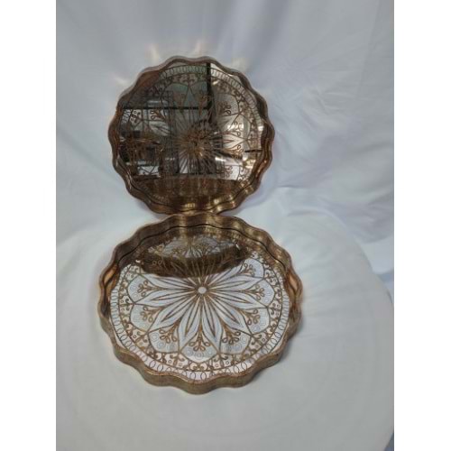 6733 -TEPSİ AKRİLİK 2Lİ FIRFIR -AROW