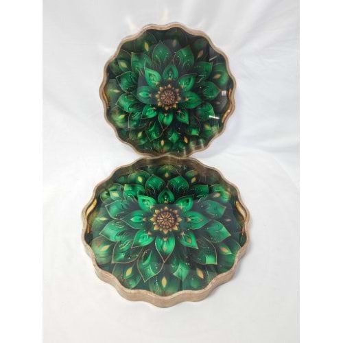 6741 -TEPSİ AKRİLİK 2Lİ FIRFIR -AROW