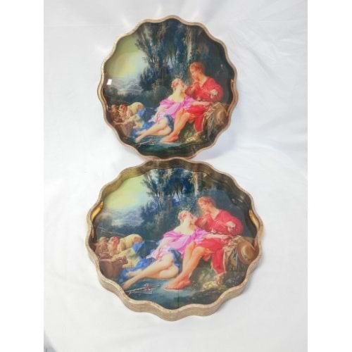 6750 -TEPSİ AKRİLİK 2Lİ FIRFIR -AROW