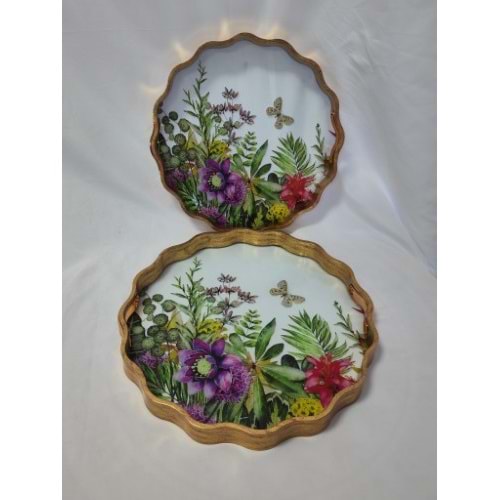 6755 -TEPSİ AKRİLİK 2Lİ FIRFIR -AROW