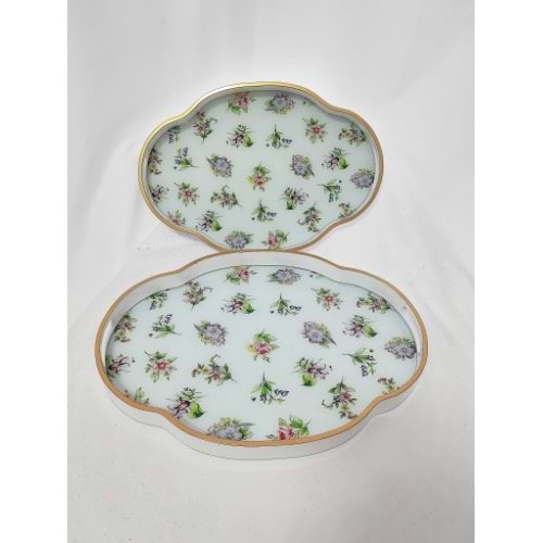 6801 -TEPSİ AKRİLİK 2Lİ FIRFIR OVAL-AROW