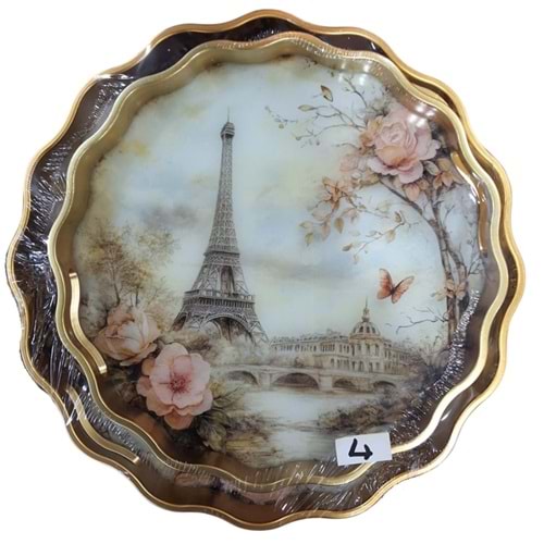 AVR.04 -AKRİLİK 2Lİ FIRFIR TEPSİ -AVRORA