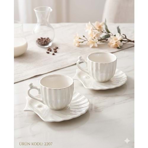2207 -KAHVE FİNCANI 2Lİ PORS. -AYMET