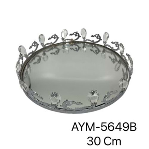 5649.B -TEPSİ TAŞLI AYNALI GMŞ -AYMET