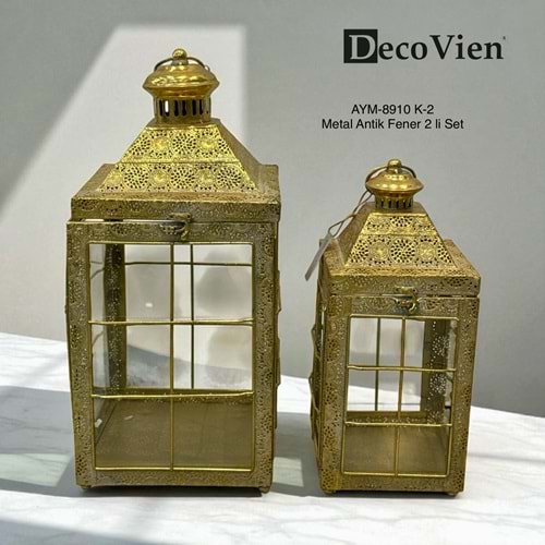 8910 -DEKOR FENER METAL 2 Lİ -AYMET