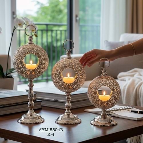 5504B -DEKOR ŞAMDAN 3LÜ GMŞ -AYMET