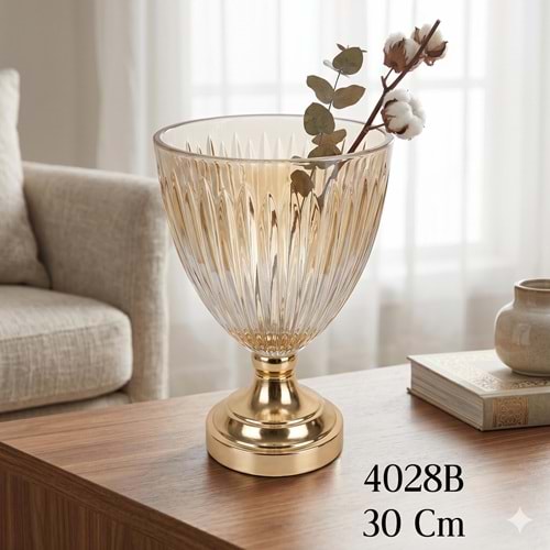 4028.B-CAM DEKOR VAZO GOLD-AYMET