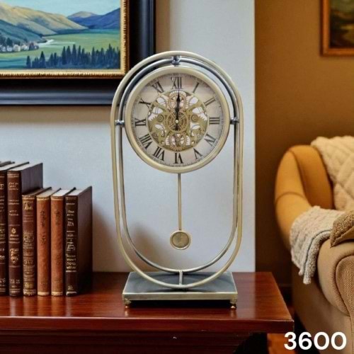 3600-MASA SAATİ SARKAÇLI DEKOR -AYMET