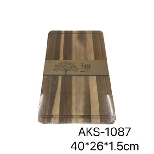 1087-KESİM TAHTASI AKASYA DİKT 40*26 -BALSA