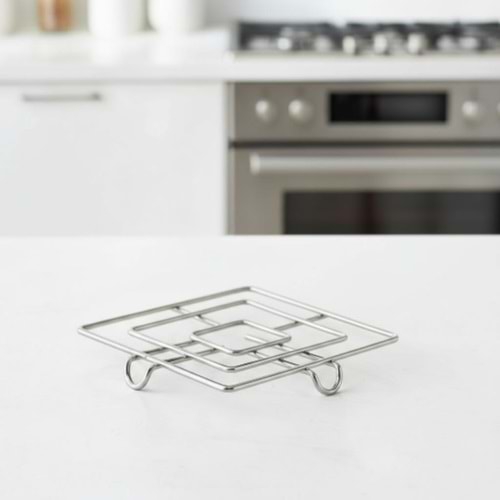 AKN20.İNX -NİHALE KARE MTL.İNOX -BALSA