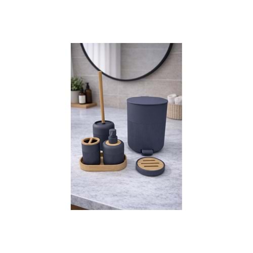 609251.GR -BANYO TK. YUVR.ÇİZGİ GRİ -ÇİFTÇİ