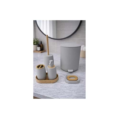 60251.BJ -BANYO SETİ YUVR.DÜZ BEJ -ÇİFTÇİ