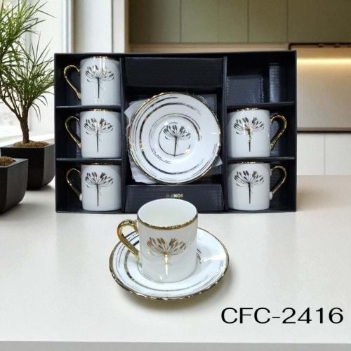 2416-KAHVE FİNCANI YALDIZLI -ÇİFTÇİLER