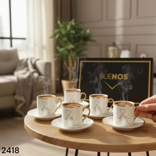 2418-KAHVE FİNCANI YALDIZLI -ÇİFTÇİ