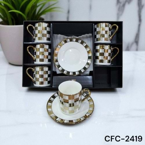 2419-KAHVE FİNCANI YALDIZLI -ÇİFTÇİLER