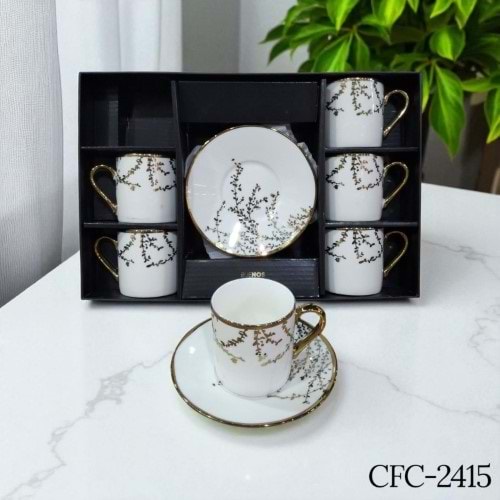2415-KAHVE FİNCANI YALDIZLI -ÇİFTÇİ
