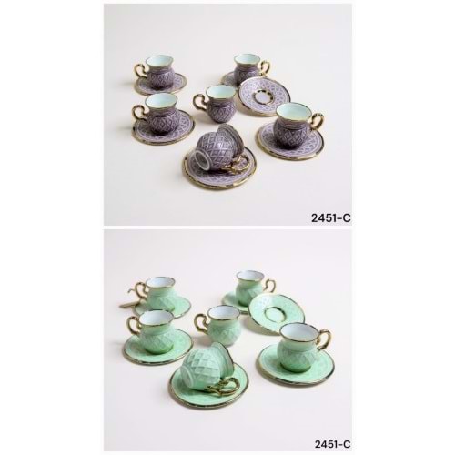 W2451.C-KAHVE FİNCANI RENKLİ -ÇİFTÇİ