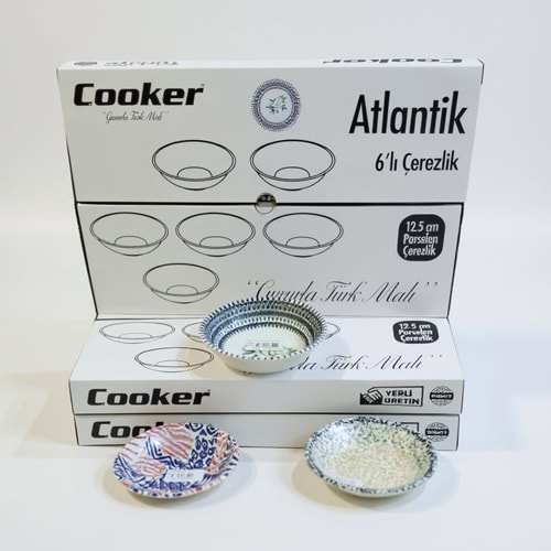 3857-PORS.KASE 6LI DESENLİ ATLANTİK -COKER