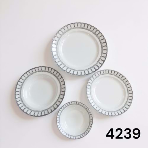 4239-YEMEK SETİ 24 PRÇ PORS.DESENLİ -COKER