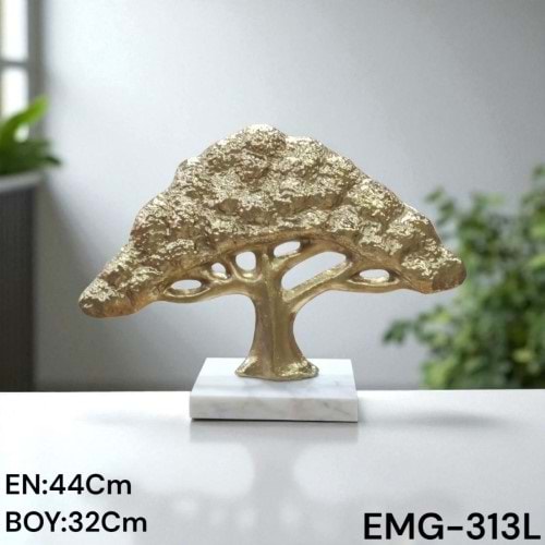 EMG.313L.AL -DEKOR AĞAÇ OBJE GOLD -EMG