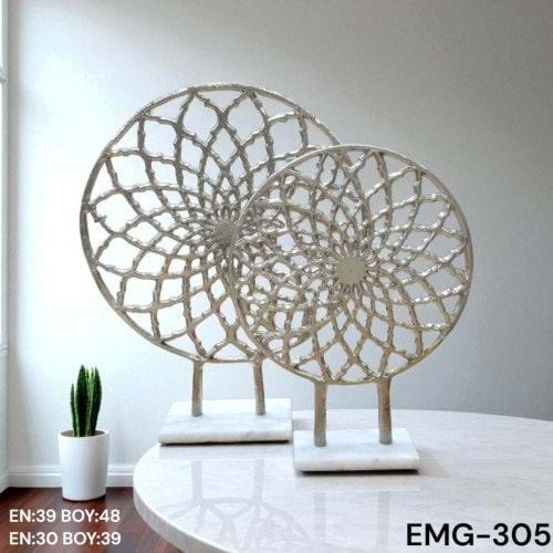 EMG.305.GM -DEKOR OBJE 2 Lİ GMŞ -EMG