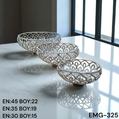 EMG.325.GM -DEKOR KONSOL 3 LÜ SET GMŞ -EMG
