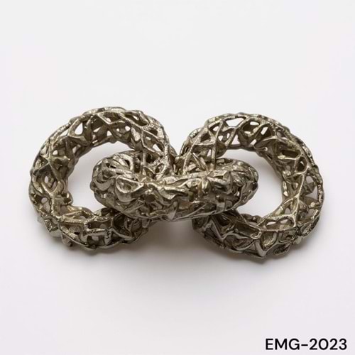 EMG.2023.A -DEKOR OBJE 3LÜ HALKA GOLD -EMG