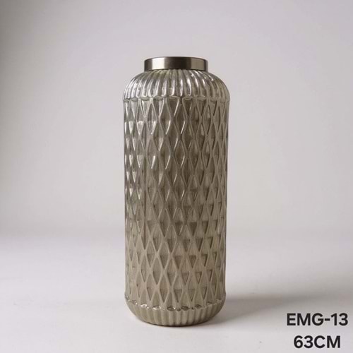 EMG.13.KH -CAM VAZO 63 CM KAHVE -EMG
