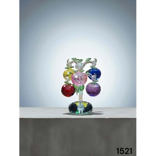 1521-KRİSTAL ELMA AĞACI RENKLİ -FURKAN