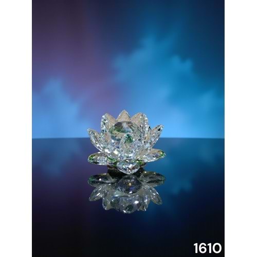 1610-KRİSTAL NİLÜFER ÇİÇEĞİ ELMAS -FURKAN