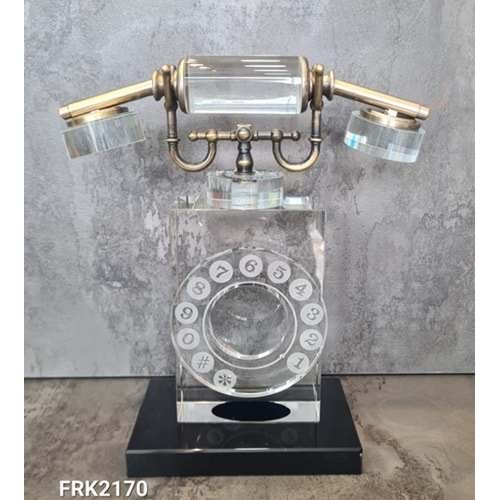 2170-DEKOR.KRİSTAL TELEFON -FURKAN