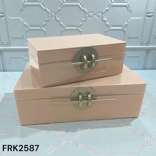 2587 -CAM TAKI KUTUSU 2 Lİ SOMON -FURKAN