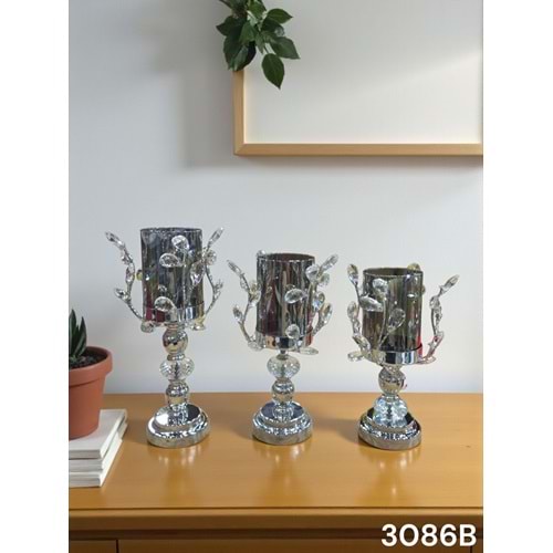 3086.B-KRİST.ŞAMDAN 3LÜ MTL AYAK GMŞ -FURKAN