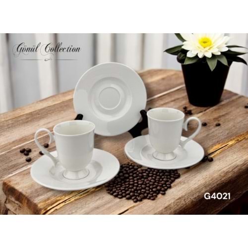 4021-KAHVE FİNCANI PORS SADE-GÖNÜL