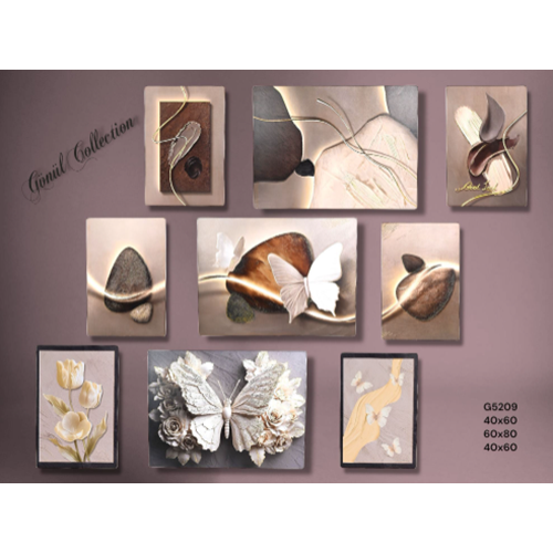 5209 -DEKOR 3LÜ TABLO 2-40*60 / 60*80 -GÖNÜL