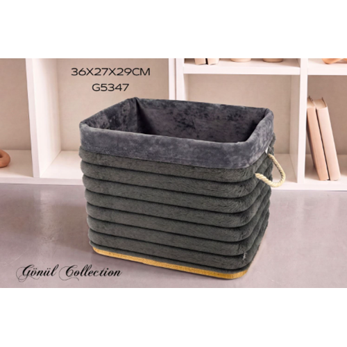 5347 -BAMBU ÇAMAŞIR SEPETİ 34*24*27 -GÖNÜL
