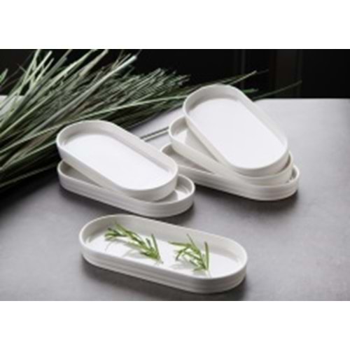 3490-PORS.OVAL KAYIK TABAK 6 LI 20CM -GÖNÜL