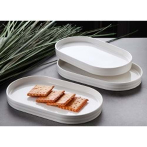 3491-PORS.OVAL KAYIK TABAK 3 LÜ 26CM -GÖNÜL