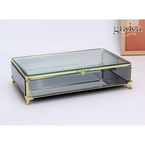 ERN.22.A -CAM ÇİKOLATALIK SANDIK GOLD -GÜVEN